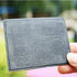 8 Digit Silver and Black Ultra Thin Solar Power Calculator with Touch Screen Credit Card Design Portable Mini Calculator for Business School Basic...