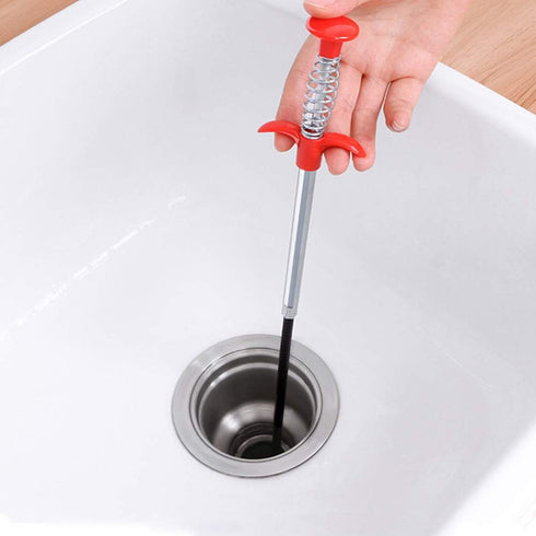 EKDJKK Plumbing Grabber, Sink Grabber, Flexible Grabber Claw Pick Up Reacher Tool with 4 Claws, Bendable Hose Pickup Reaching Tool for Litter Pick...