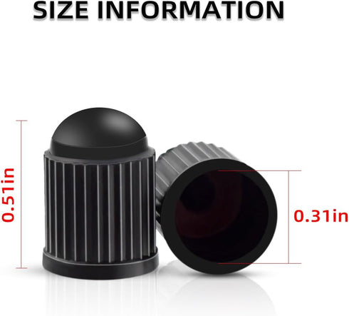 20 Pack Tire Valve Stem Caps Tire Valve Cap for Trucks Tire Air Covers Caps for Bike Universal Stem Cover for Car Wheel Air Valve Caps for Motorcy...