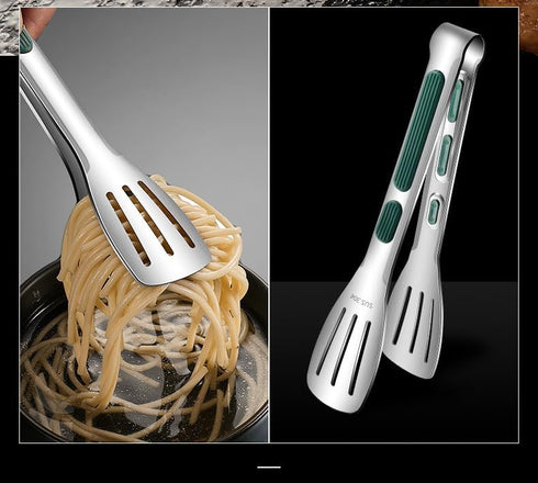 Waffle Maker Corn Dog Tongs 9 inches, Stainless Steel Tongs for Holding Waffles, Steakand Chicken, Silver...