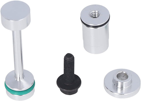 LS Engine Billet Aluminum Oil Diverter Barbell, By Pass Pickup Tube Hold Down Gallery Plug Set for LS Engines LS1 LS2 LS3 LS6 LS7 LS9 LQ4 LQ9 4.8L...