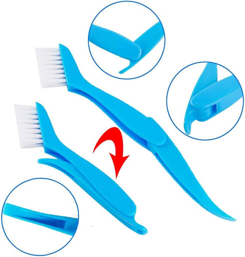 3 Styles Air Conditioner Condenser Fin Cleaning Brush, Premium Stainless Steel Fin Comb, Refrigerator Coil Cleaning Whisk Brush and Multifunction ...
