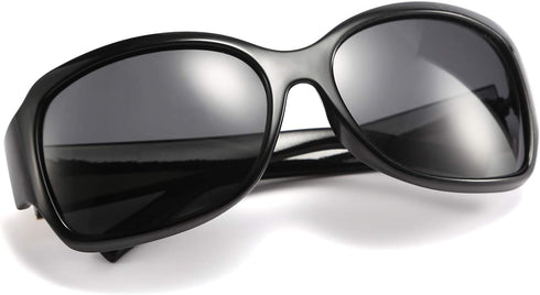 FEISEDY Polarized Oversized Sunglasses for Women Men, Classic Rectangle Wrap Around Large Frame UV400 Protection B2504...