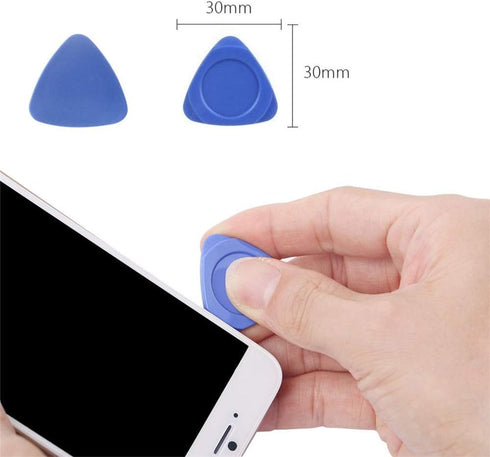 Fixinus Set of 50 Blue Triangle Plastic Pry Opening Tool Kit Security Opener for iPhone Cell Phone Laptop Table PC Case LCD Screen Guitar Picks...