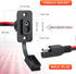 ELECTOP Rectangular SAE Connector Power Socket Sidewall Port, Weatherproof SAE Quick Connector Solar Panel Flush Mount SAE Plug Adapter, 12AWG SAE...