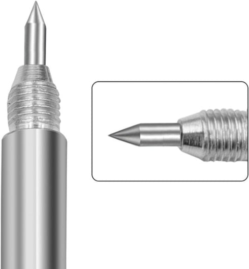 Black Alloy Scribe Pen Carbide Pen Metal Glass Tile Cutting Marker Pencil Metalworking Woodworking Hand Tools professional engraving pen for metal...