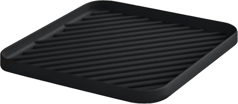 Silicone Organizer Tray for Kitchen Sink and Bathroom, Dishwasher Tray, Versatile Bathroom and Drawer Organizer Trays, Non-Slip Countertop Tray (B...