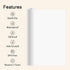 2 Rolls Thermal Paper, Thermal Printer Paper, 8.5" x 11" US Letter Paper Size, Printer Paper Roll for M08f M832 Printer, Thermal Paper Rolls Compa...