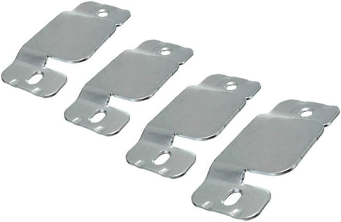 PAXCOO 4 Pack Sectional Sofa Connector Couch Furniture Interlocking Software Bracket with Screws and 12Pcs Furniture Pads...