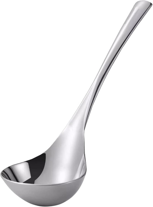 Small Ladle,Sauce,Gravy Soup Spoon 1 Pack Hollow handle SUS 304 Stainless Steel 8‘’ Ladle (Color:Silver)....