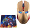2.4 GHz Wireless Mouse, Six-Button Silent Wireless Computer Mice with 1200/1600/2400 Adjustable Portable USB Mouse for Desktop/Laptop/PC(Gold with...