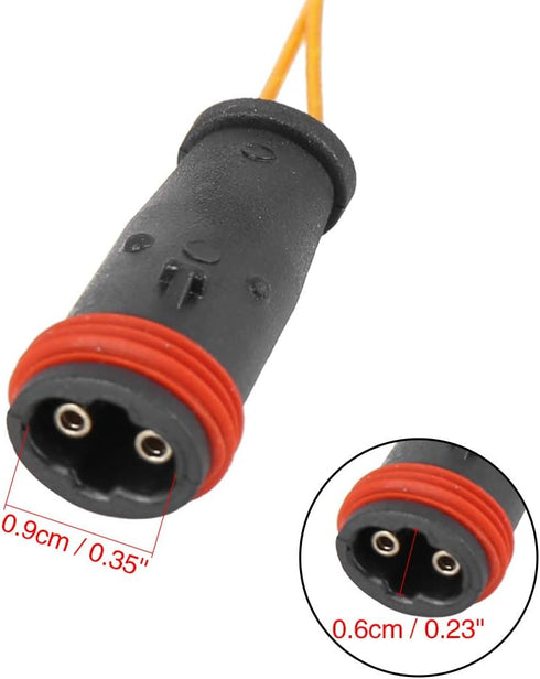 X AUTOHAUX 1645401017 Front Rear Brake Pad Electronic Wear Sensor Replacement Brake Pad Wear Indicators for Mercedes-Benz...
