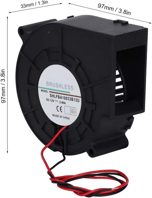 Mini Mighty Air Mover, Floor Fan, Dryer, Utility Blowe, for Picnic Camping Heating Equipment Barbecue...