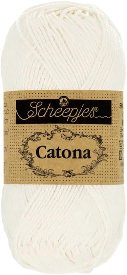 Scheepjes Yarn Catona 50 Gram (105 - Bridal White)......