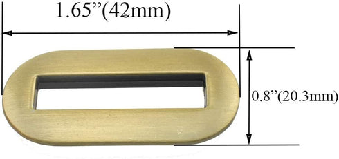 HAHIYO Flip Purse Closure Turn Locks Clip Clasp Easy Install with Online Instructions Picture for Wallet Briefcase Clutch Handbag 1.65 Inch Length...