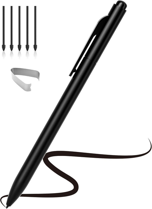 EMR Stylus Compatible with Remarkable 2, Replacement Digital Pen with Eraser, 4096 Pressure Levels, Palm Rejection, Tilt Support, for Remarkable/S...