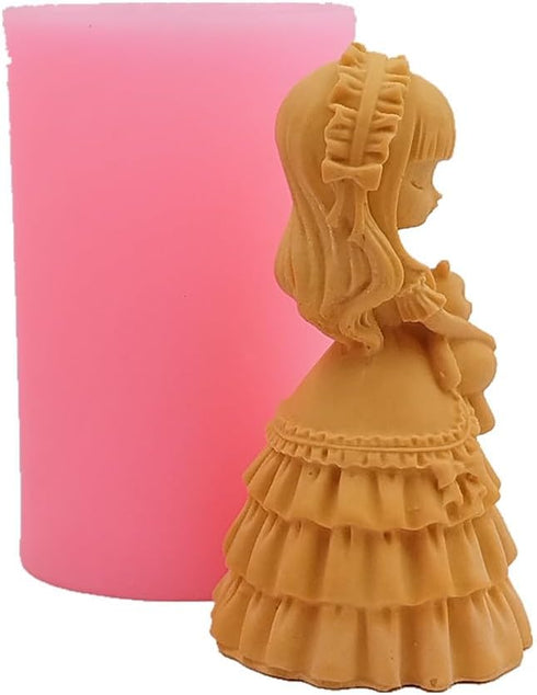 Goddess Candle Making Mold Handmade soap Chocolate DIY Candle Making Plaster Cement Resin Drop Glue Mold Handmade Crafts Silicone Mold...