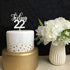 Feeling 22 Silver Glitter Acrylic Cake Topper, 6.1" x 4.5", 22nd Birthday, Reusable Souvenir...