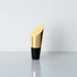 Viski Heavyweight Stainless Steel Wine Bottle Stopper, Gold Finish with Soft Touch Silicone Base Wine Stopper, Red and White Wines Preserver, Perf...