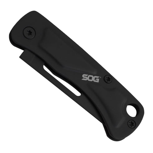 SOG CE1002-CP Centi I Folding Knife Keychain Size, 1.4"" Blade (CE1002), Black...