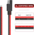 ELECTOP 10AWG SAE Connector Extension Cable, SAE Quick Connector Disconnect Plug SAE Power Automotive Extension Cable Solar Panel Cable Wire(2 Pac...