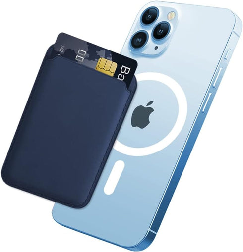 Magnetic Card Wallet Holder with MagSafe for iPhone 15/14/13/12 Series,Blue......