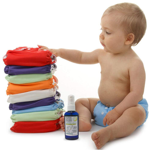 MoonDance Soaps Diaper Lotion Potion Cleansing Spray, 4 Oz Tea Tree & Lavender, Natural No-Rinse Cleanser and Moisturizer for Baby's Bottom...