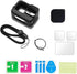 Silicone Case for GoPro Hero 12 11 10 9 Black Tempered Glass Screen Protector Protective Film Lens Cap Cover for Go Pro 12 case (Black)...