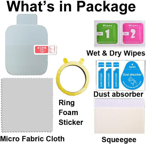 Compatible with Faweio IDW26 1.83”, Soft Smart Watch Screen Protector, TPU, 6-pack, Full Coverage, Bubble Self-healing...