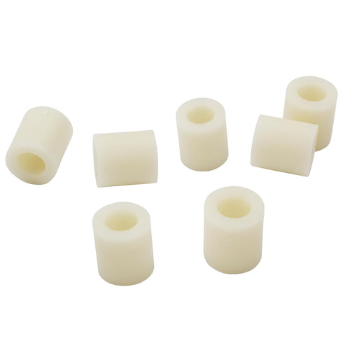 ABS Plastic Spacers 0.45"OD x 0.24"ID x 1/2" Thickness, Unthreaded Standoff Bushing Anti-Vibration Bushing, Multi-Purpose Black Round Washers for ...