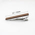 Rustic Walnut Wooden Round Cufflinks Tie Clips Set for Men with Wooden Organizer Box...