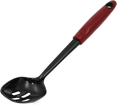 Chef Craft Select Nylon Slotted Spoon, 11.75 inch, Red...