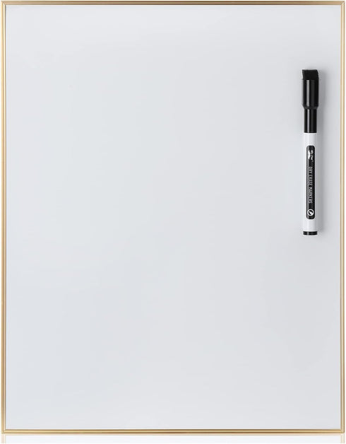 Mr. Pen- Dry Erase Board, 14” x 11”, Aluminum Frame with a Black Dry Erase Marker, Small Whiteboard, Mini White Board, White Board Dry Erase, Smal...