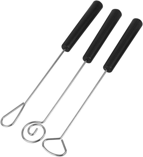 Set of 10 Stainless Steel Split Chocolate Forks Hot Pot DIY Decorative Tools Pralines and Trueffel...