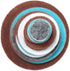 Playfully Ever After Charcoal Gray, Cocoa Brown, Turquoise Blue & White Craft Felt Circles (Mixed Size Pack - 56pc)...