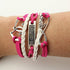 16pcs Handmade Braided Multi Layers Vintage Woven Rope Woven Leather Alloy Owl Infinity Wrap Bangle Bracelets by OUR SUPER DEALS...