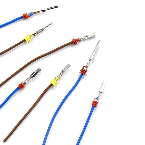 Car Electrical Terminal 1/1.5/1.8/2.2/2.8/3.5mm Auto Non-Insulated Plug Removal Tool Male Female Crimp Seals Automotive Wire Connectors pin kit Mo...