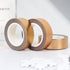 MEI YI TIAN 6 Rolls Solid Copper Gold Foil Washi Tape Set 15mmx10m Bronze Golden Stamping Paper Adhesive Masking Tapes Sticky Paper Tape for DIY S...