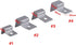 Fdit Pack of 4 Stainless Steel Aquarium Fish Glass Cover Clip Support Holder for Protecting(8mm)...