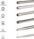Hipa Pack-of-12 Carburetor Adjustment Tool Carburator Adjusting Kit for 2-Cycle Small Engine for Poulan Husqvarna STHIL ECHO Trimmer Weedeater Cha...