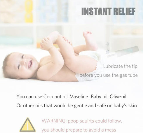 JAPARA Gas and Colic Reliever for Babies, Natural Solution for Baby Colic and Gas Relief, 100% Safe & Effective Instant Constipation Relief for Ga...