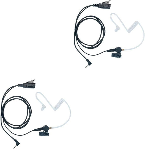 1 Pin 2.5MM Nipple Covert Acoustic Tube Earpiece Headset with MIC PTT for Motorola Talkabout Walkie Talkie 2 Way Radio MH230R T200 T260 T460 T600 ...
