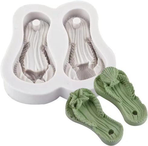 Silicone Mold, halloween soap molds, The Sliper shape Soap Hawaii theme Mould, Easy to Demolding, Easy to Clean, Craft Silicone Soap Mould DIY Han...