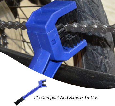 Motorcycle Chain Cleaner Brush Bike Chain Cleaner Bike Gear Cleaning Brush Tool for Clean Gears Chains and Other Bicycle Parts...