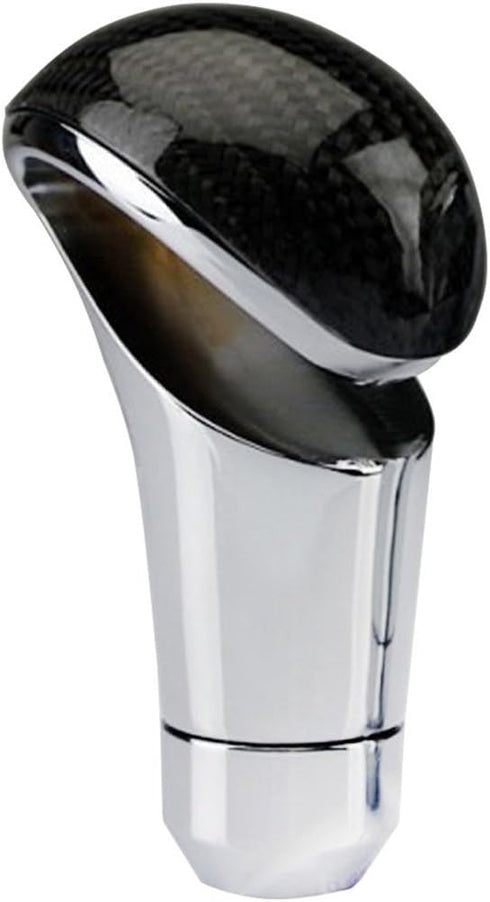 Universal Carbon Fiber Manual or Automatic Car Gear Shift Knob Shifter Lever Black...