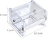 2 Pack Washi Tape Dispenser Cutter Transparent Acrylic Visible Roll Tape Holder Storage Desktop Office Tape Dispensers...