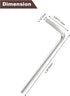 Luomorgo 20 Pcs 3mm/1/8 Inch Allen Wrench, L Shaped Hex Key Wrench, Heavy Duty Steel Hexagon Wrench Tool for Repairing, Installation...