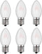 Christmas Village Replacement Light Bulbs C7 Edison LED Mini Night Light Bulbs 0.5W Equivalent to 5 Watt Incandescent - E12 Candelabra Base 2700K ...