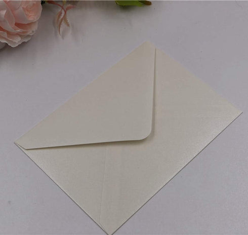 25 PCS Pearl Ivory Envelopes A7 ,5.35 x 7.7 inches, Perfect for 5x7 Wedding Invitation Cards,Birthday Greeting RSVP Invite...