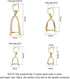 PH PandaHall 120 Pieces Brass Pinch Clip Bail Clasp Dangle Charm Bead Pendant Connector Findings 12 Styles for Jewelry Making 3 Colors...